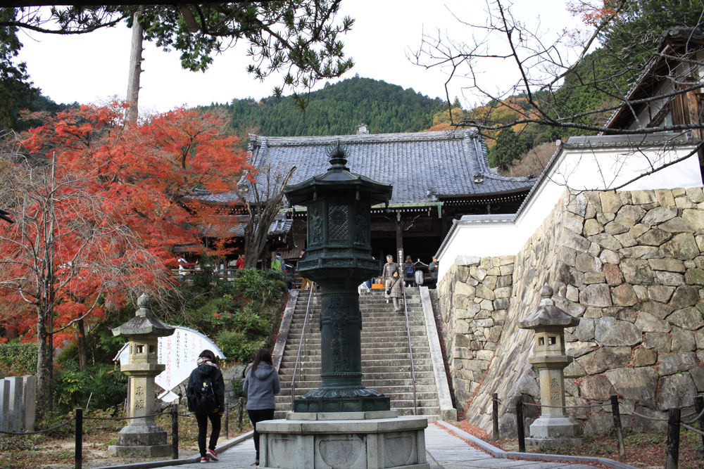 善峯寺の紅葉2017年11月